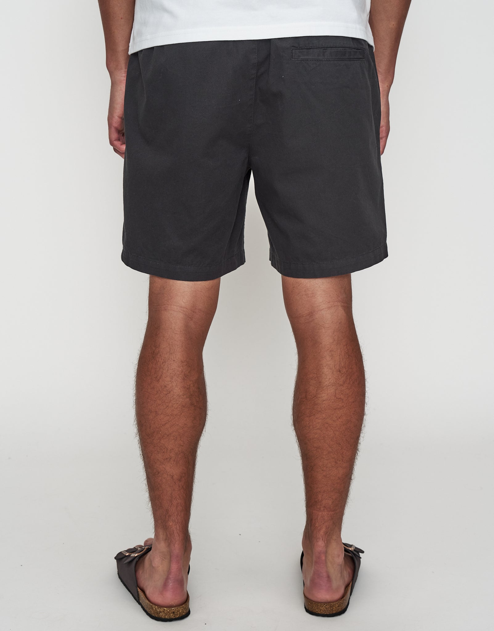 Easy Elastic Waist Shorts in Black | Hallensteins NZ