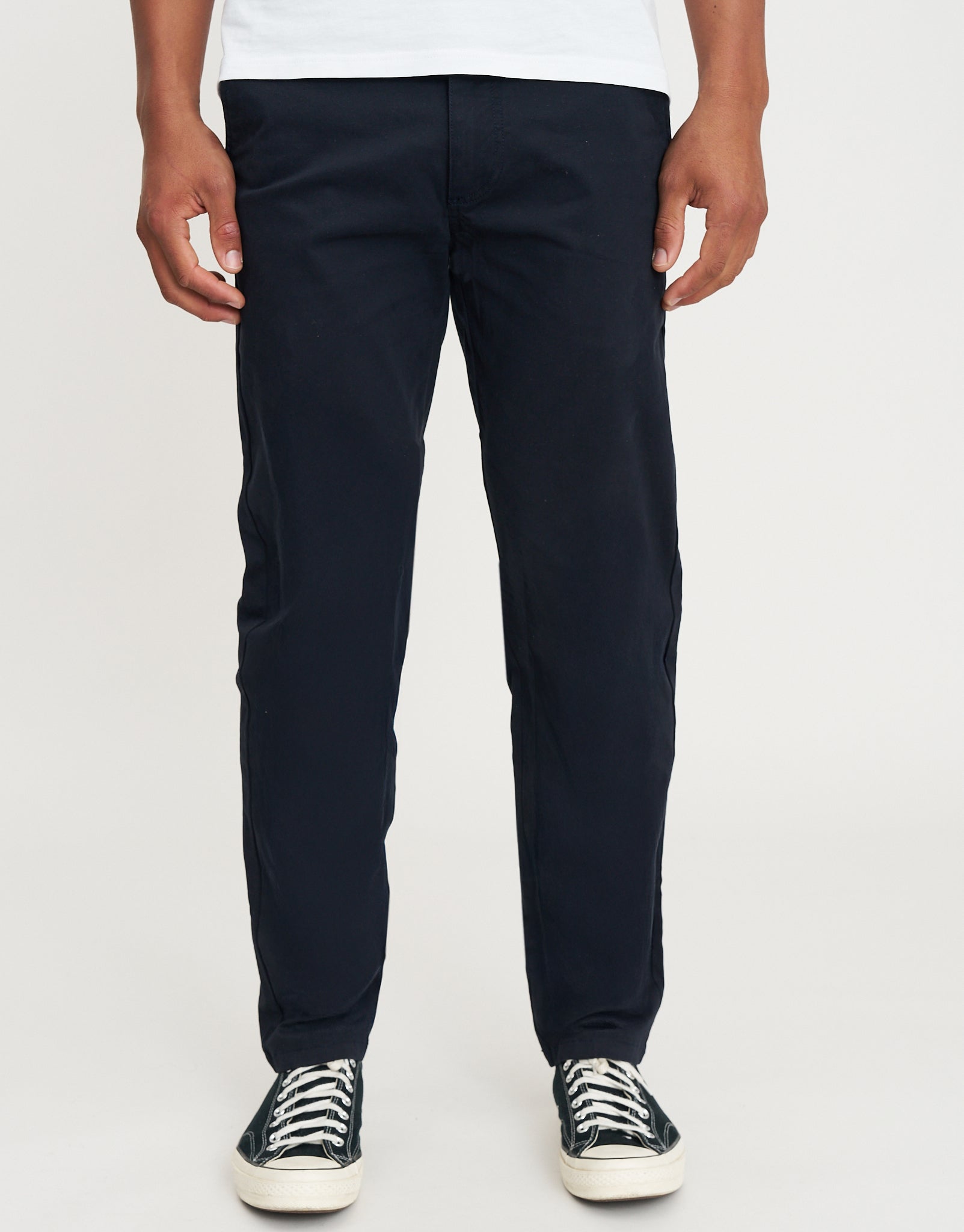 Delta Standard Fit Chinos in Navy | Hallensteins NZ