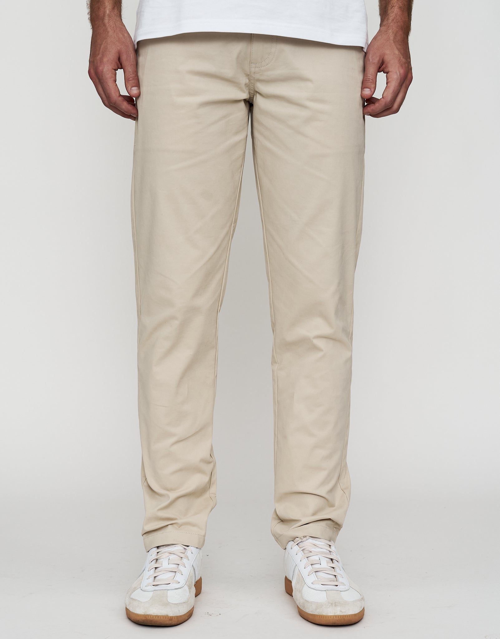 Smart Flex 2.0 Chino Pants in Lt Grey | Hallensteins NZ