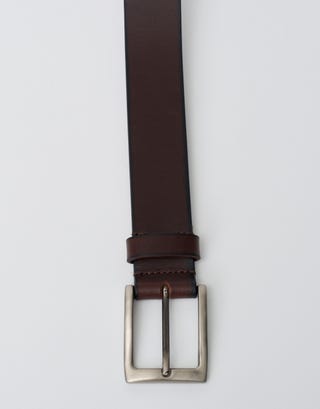 Leather Master Belt in Brown Full