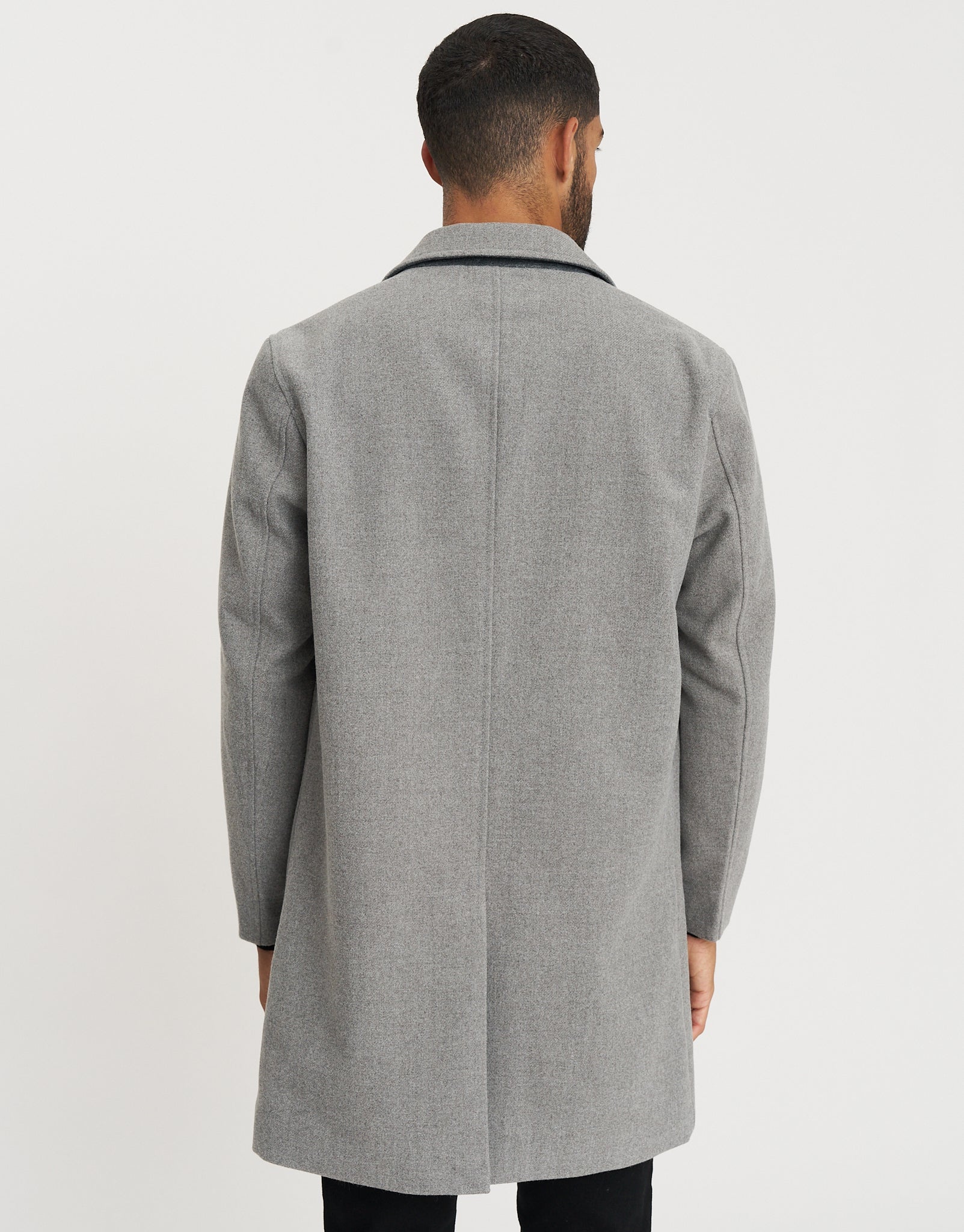 Melton Overcoat in Grey | Hallensteins AU