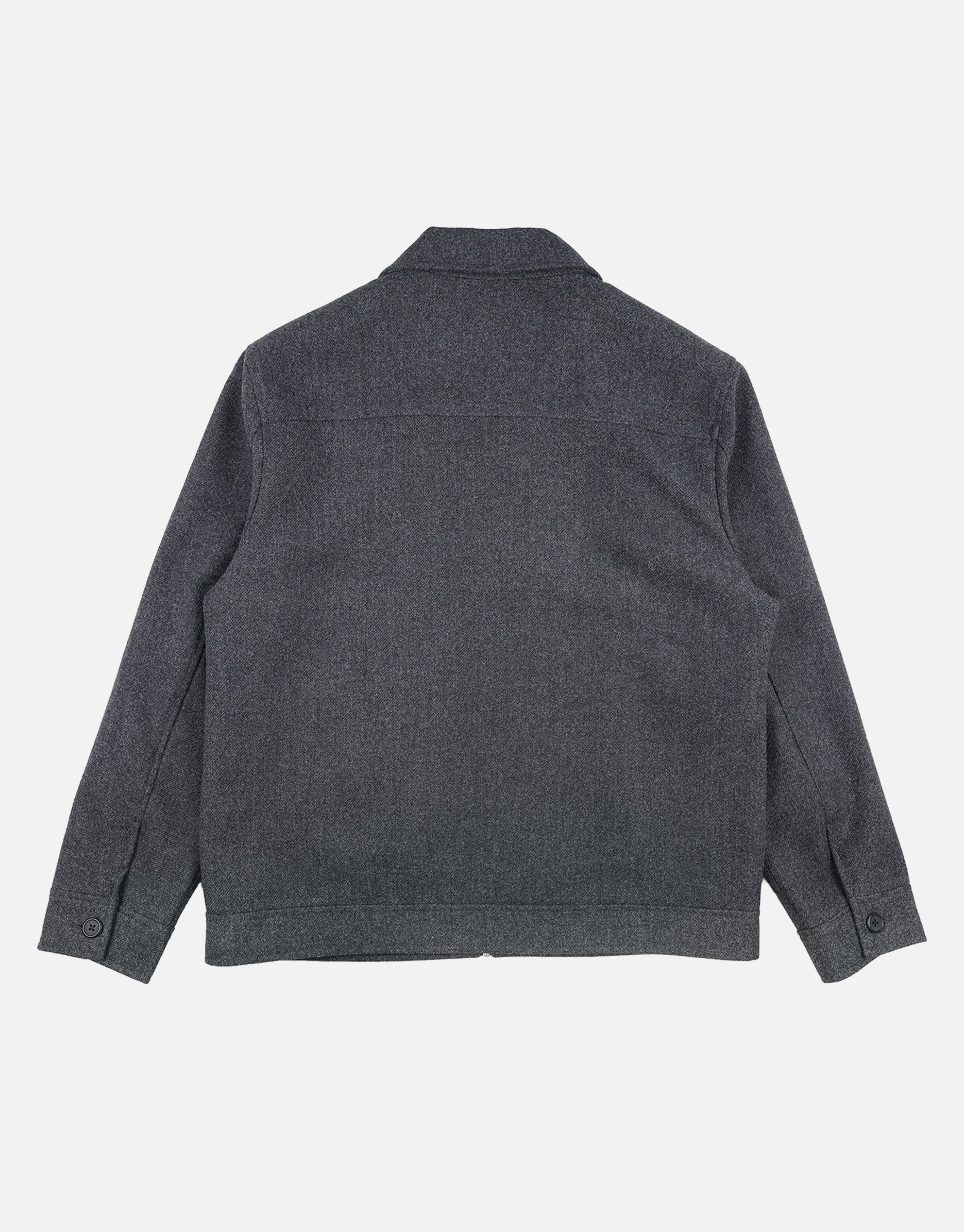 Melton Zip Through Jacket in Charcoal | Hallensteins NZ