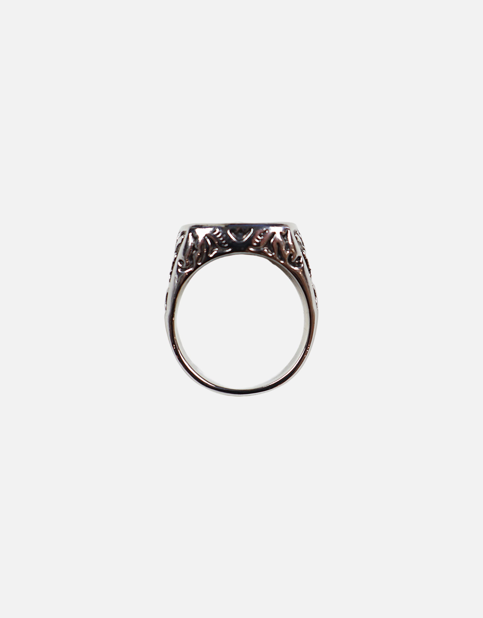 Merchant Signet Ring in Vintage Silver | Hallensteins NZ