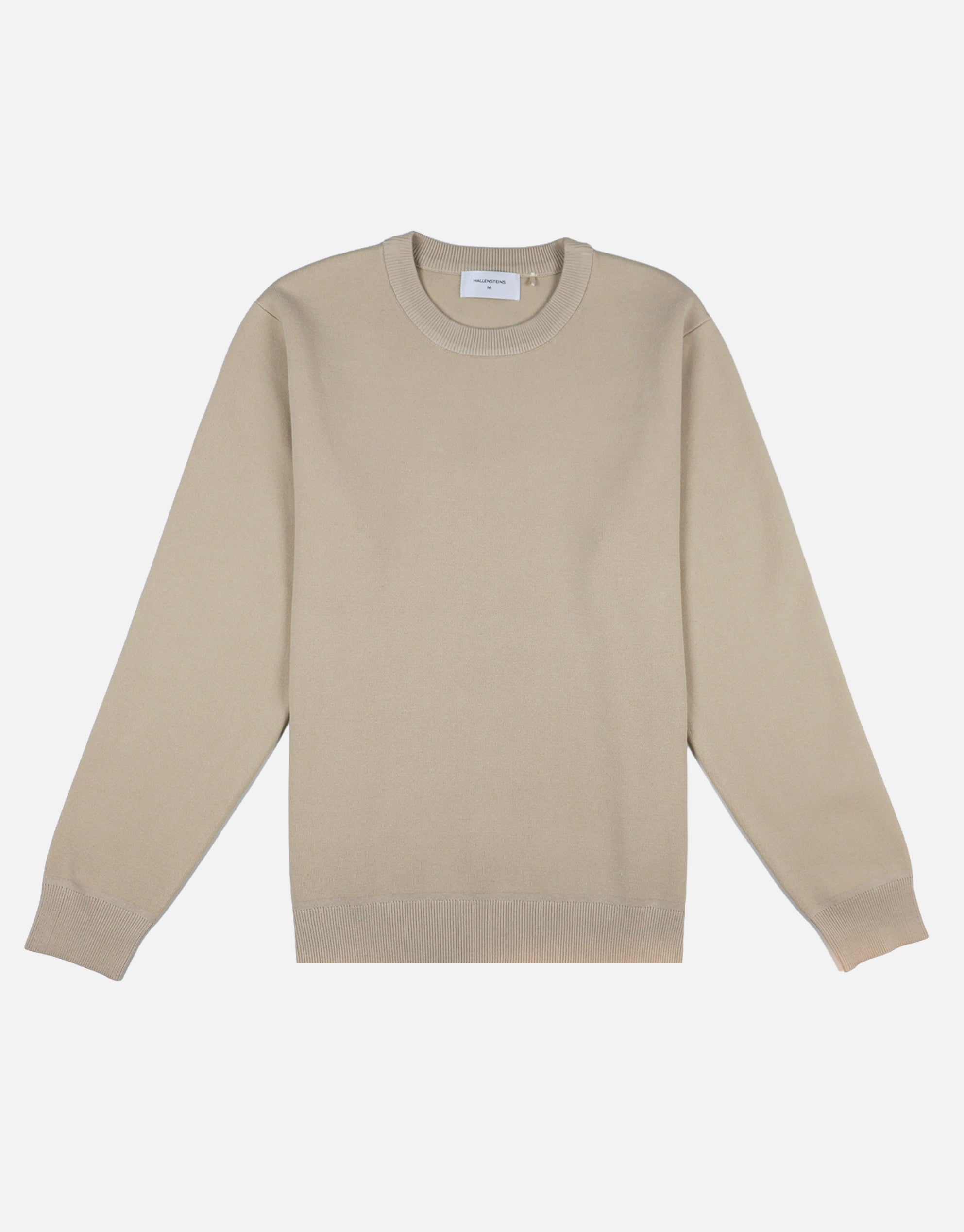 Milano Crew Neck Knit in Sand | Hallensteins NZ