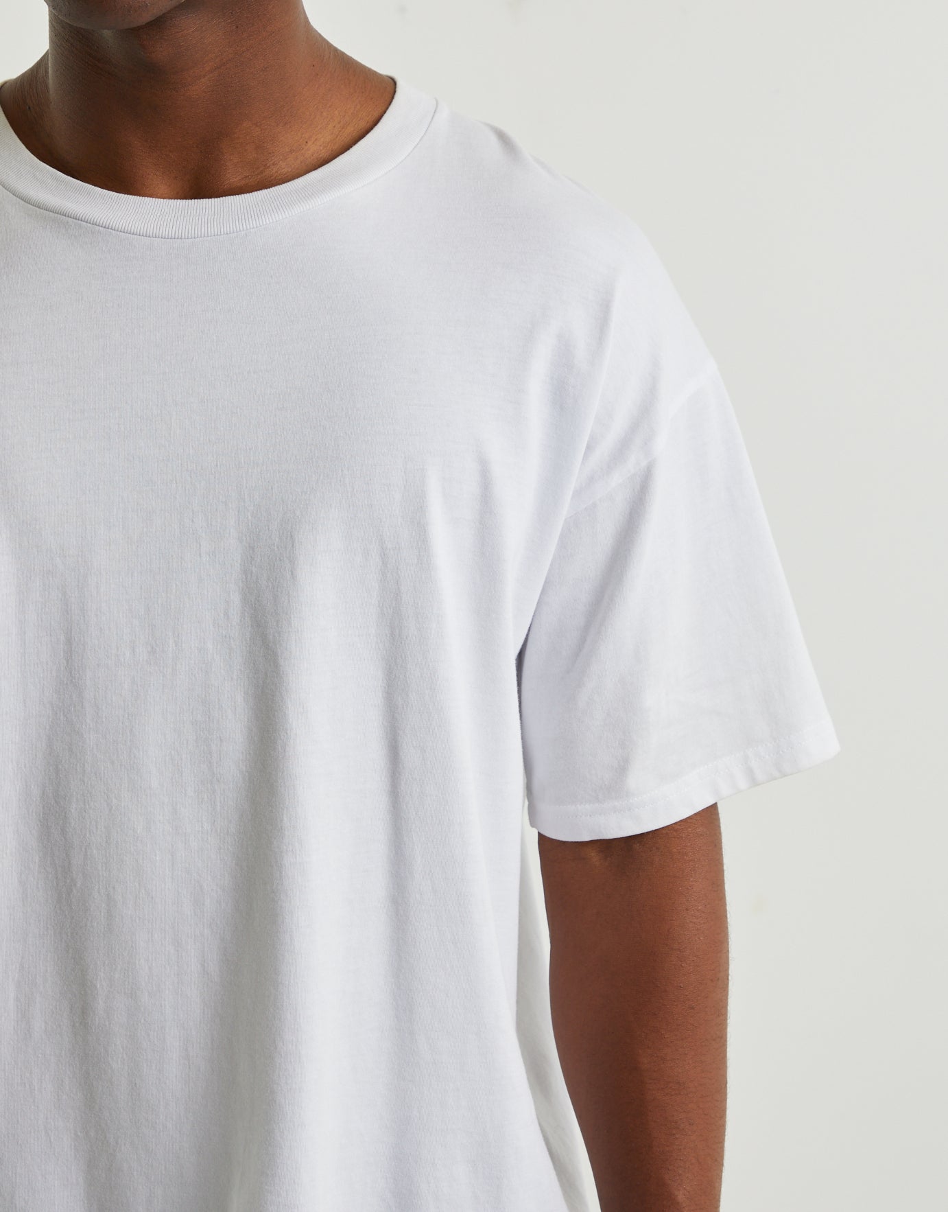 Organic Oversized Plain T Shirt in 