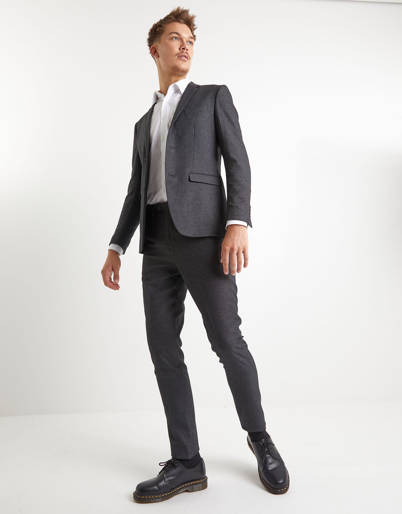 Skinny Fit Stretch Suit Pants in 
