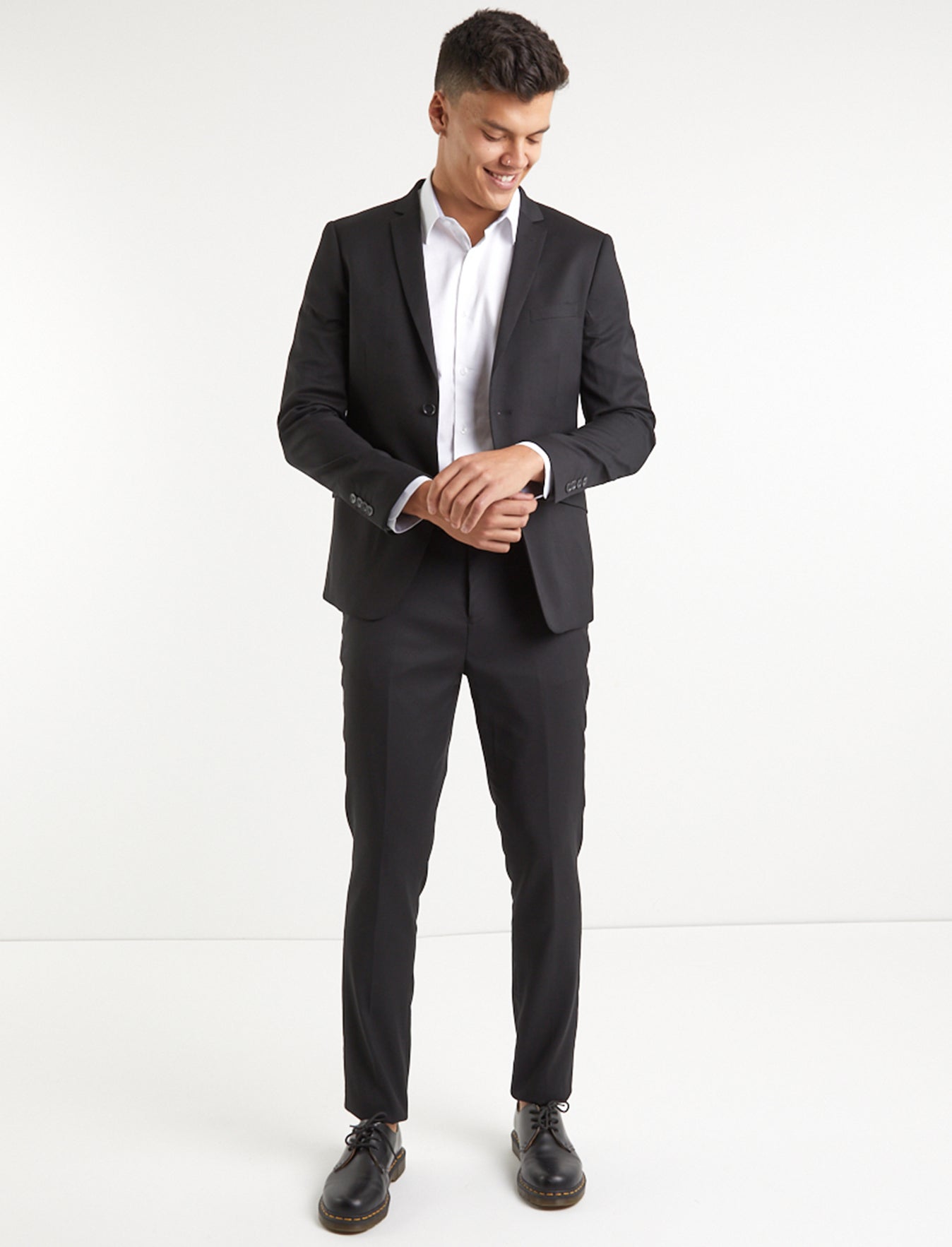 Charcoal Gray Suit Pants by SuitShop | Birdy Grey