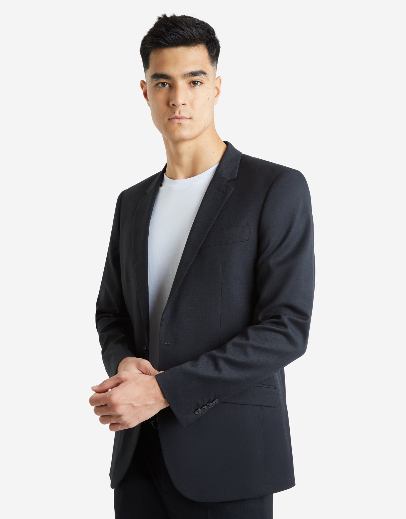 Soho Slim Suit Jacket in Black | Hallensteins NZ