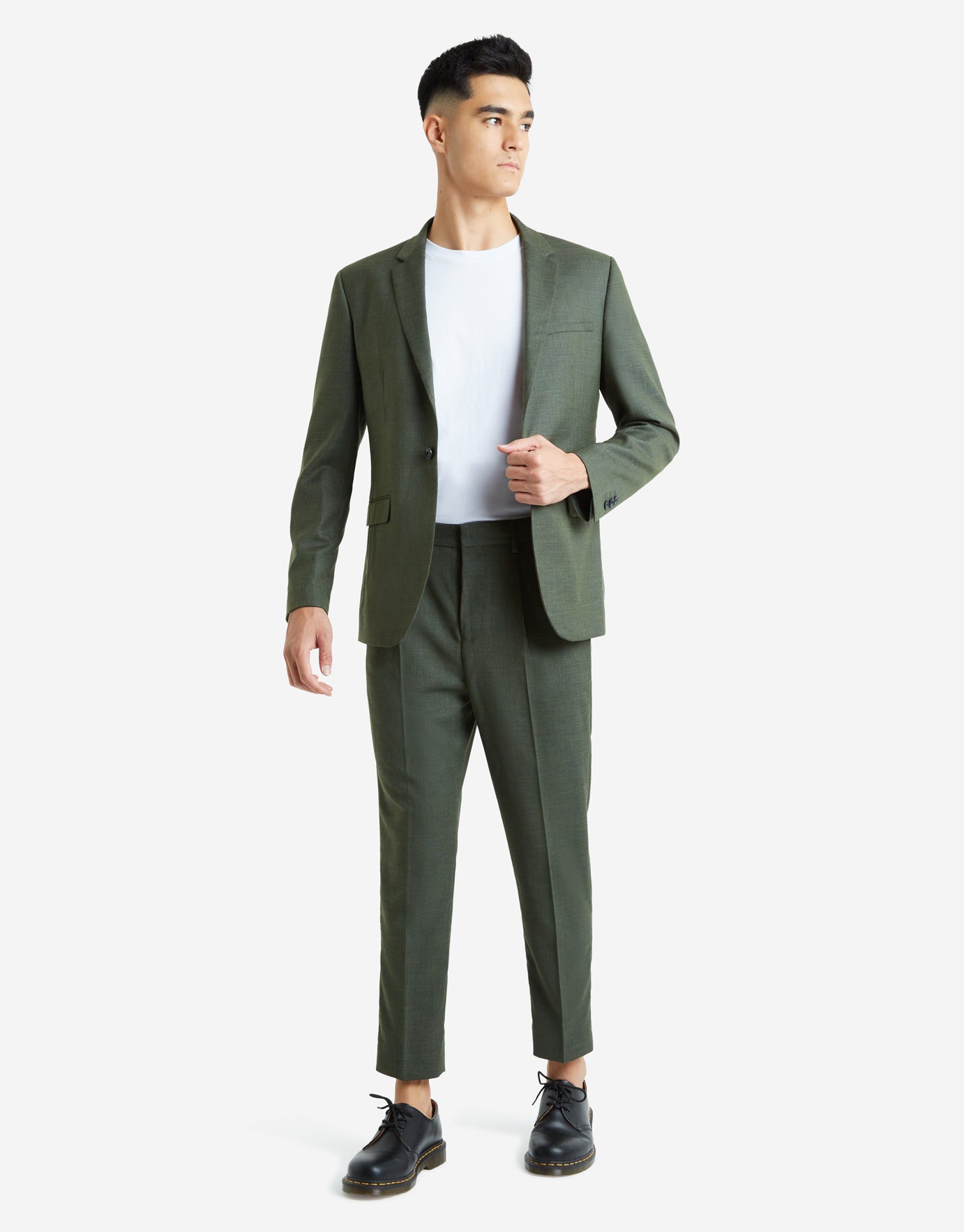 Soho Slim Suit Jacket in Green 