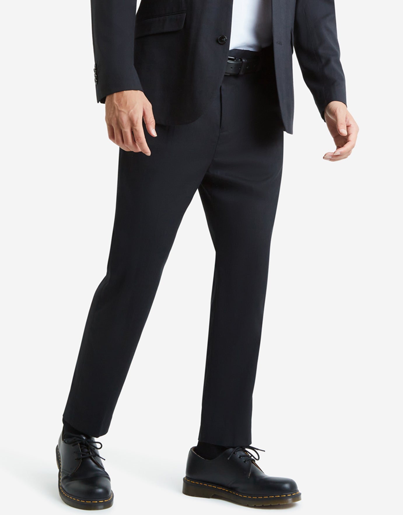 Soho Stretch Slim Suit Pants in Black 