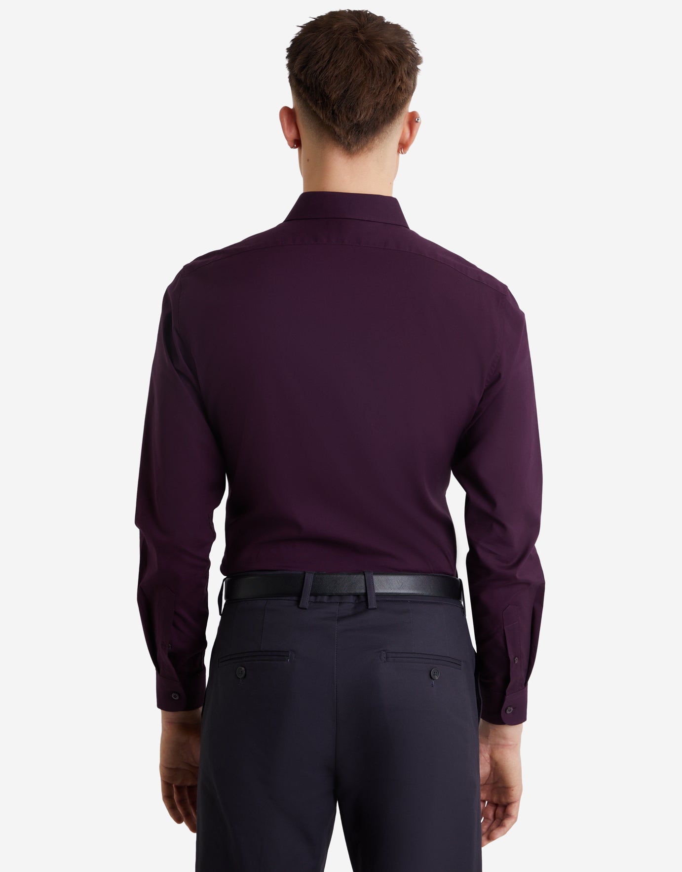 Plain Stretch Skinny Fit Long Sleeve 