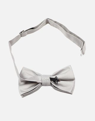 Textured Bow Tie in Sand Full