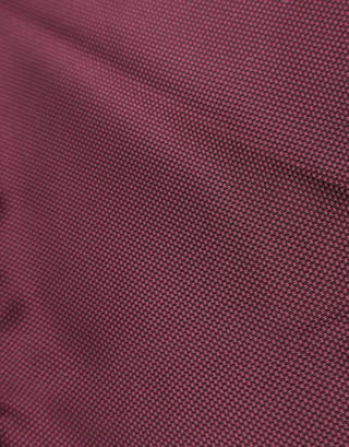 Textured Plain Pocket Square in Burgundy Full