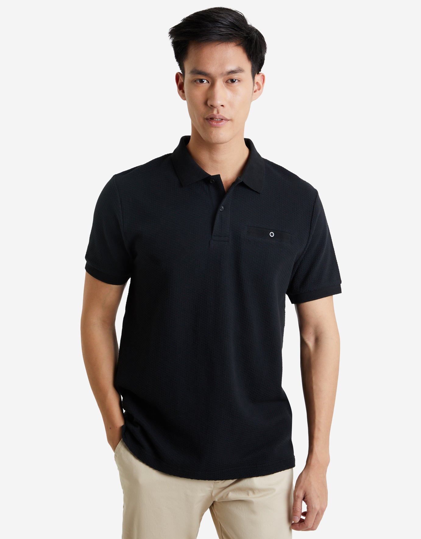 black polo formal