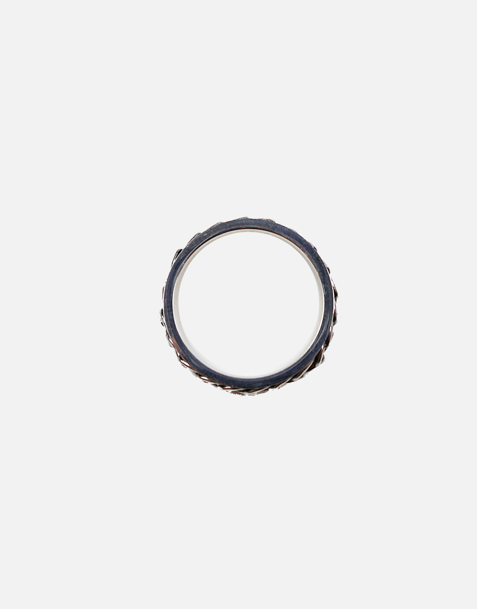 Chain Ring in Vintage Silver | Hallensteins NZ