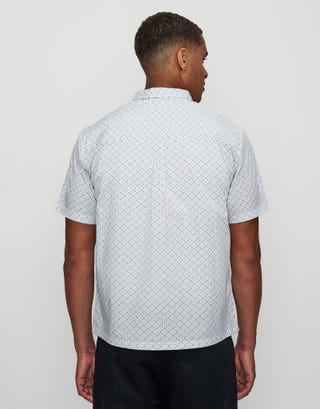 Valencia Short Sleeve Shirt in Blanc Back