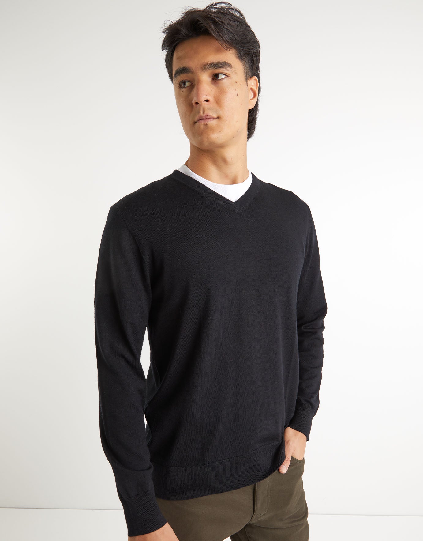 v neck jumper