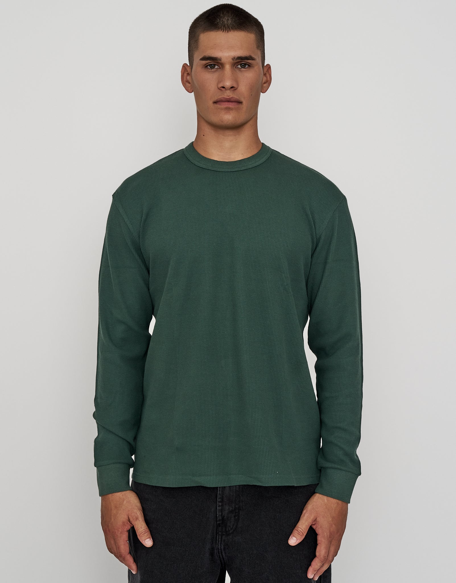 Perfect Long Sleeve T Shirt in Blue | Hallensteins AU