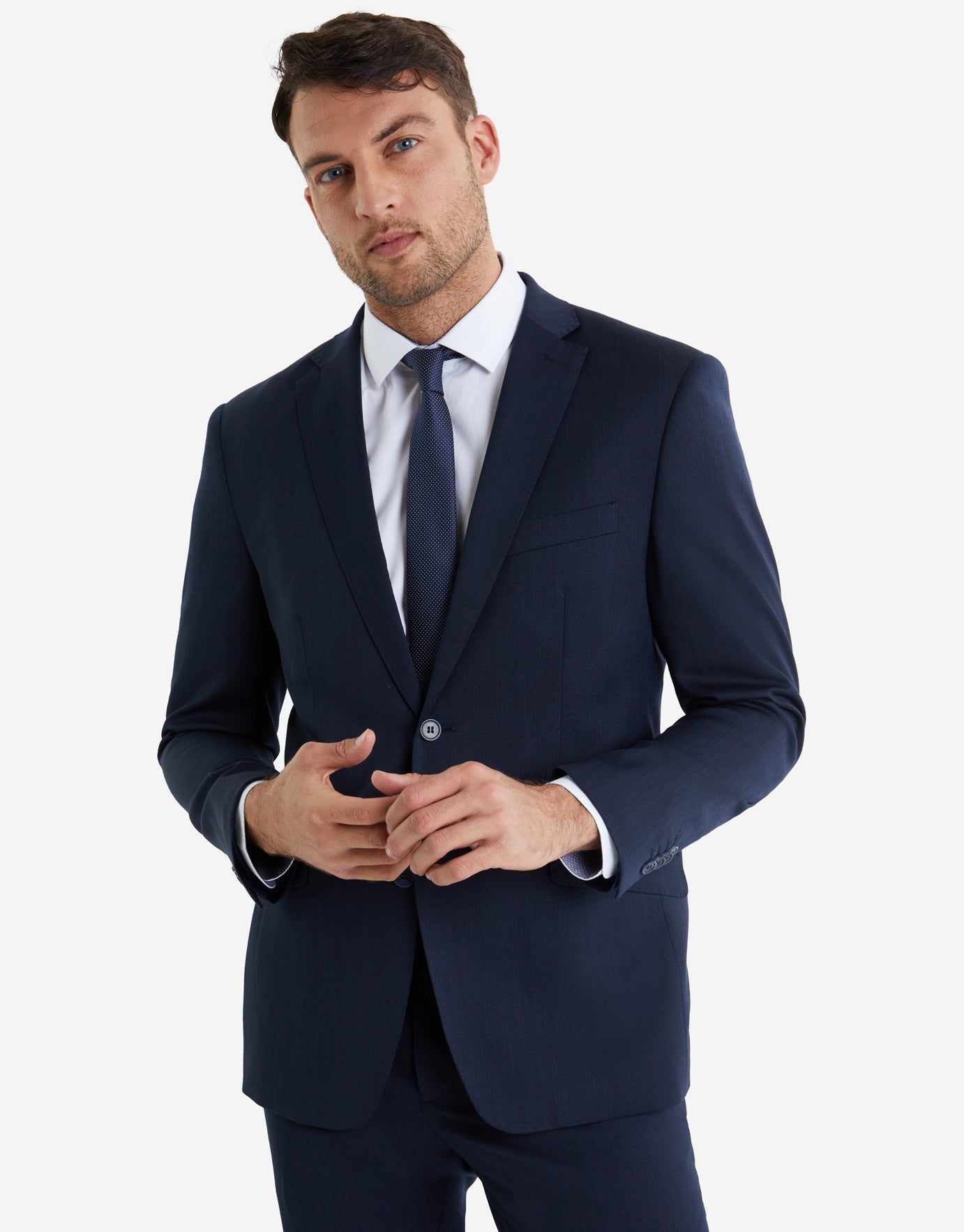 Navy Blue Slim Fit Suit Jacket – Ainsley & Troupe, LLC