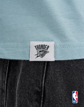 NBA OKC Thunder Relaxed Fit T Shirt in Glacier Detail3