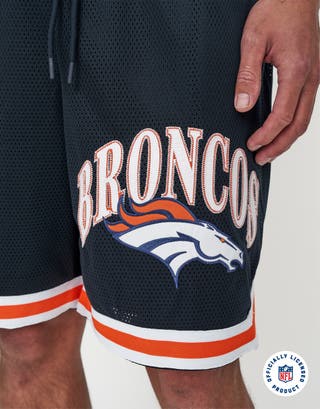 NFL Denver Broncos Basketball Shorts in Navy Detail3