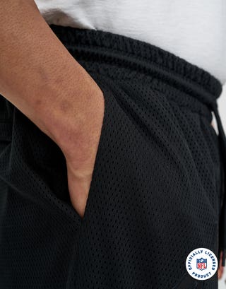 NFL Miami Dolphin Basketball Short in Black Detail2