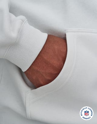 NFL Eagles Script Hoodie in Blanc Detail2