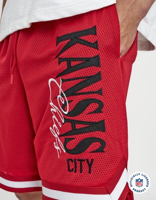 NFL Kansas City Basketball Short in Red Detail