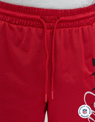 NFL Kansas City Basketball Short in Red Detail2