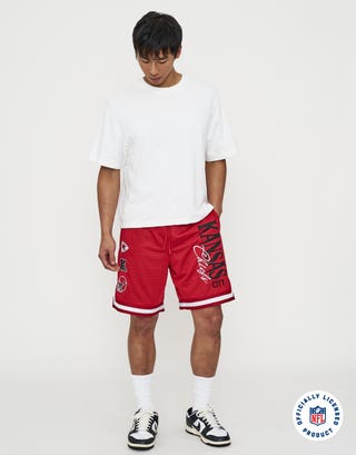 NFL Kansas City Basketball Short in Red Full