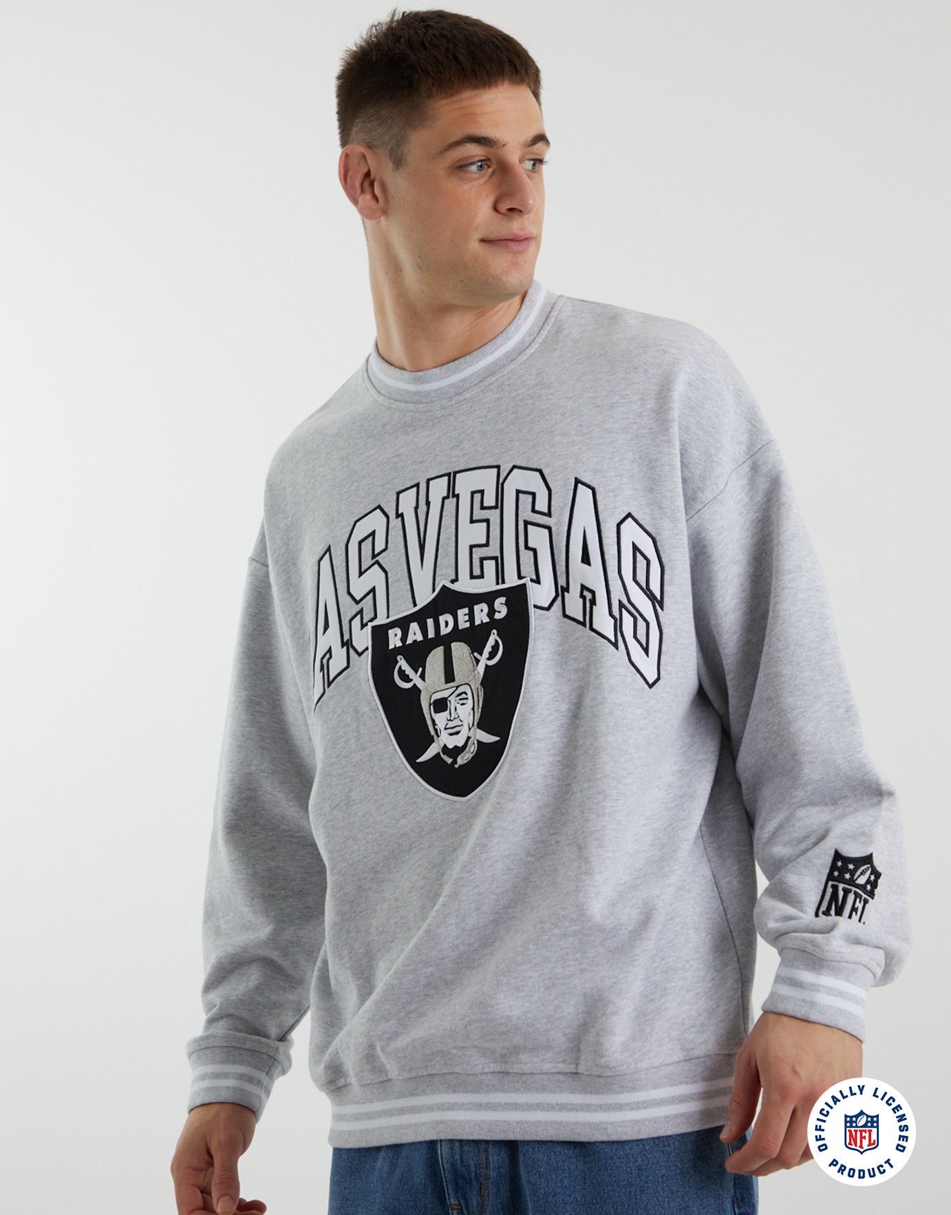 raiders crewneck