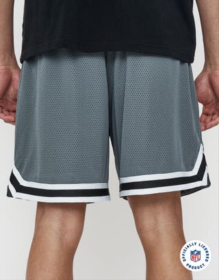 NFL Las Vegas Raiders Basketball Shorts in Slate Back