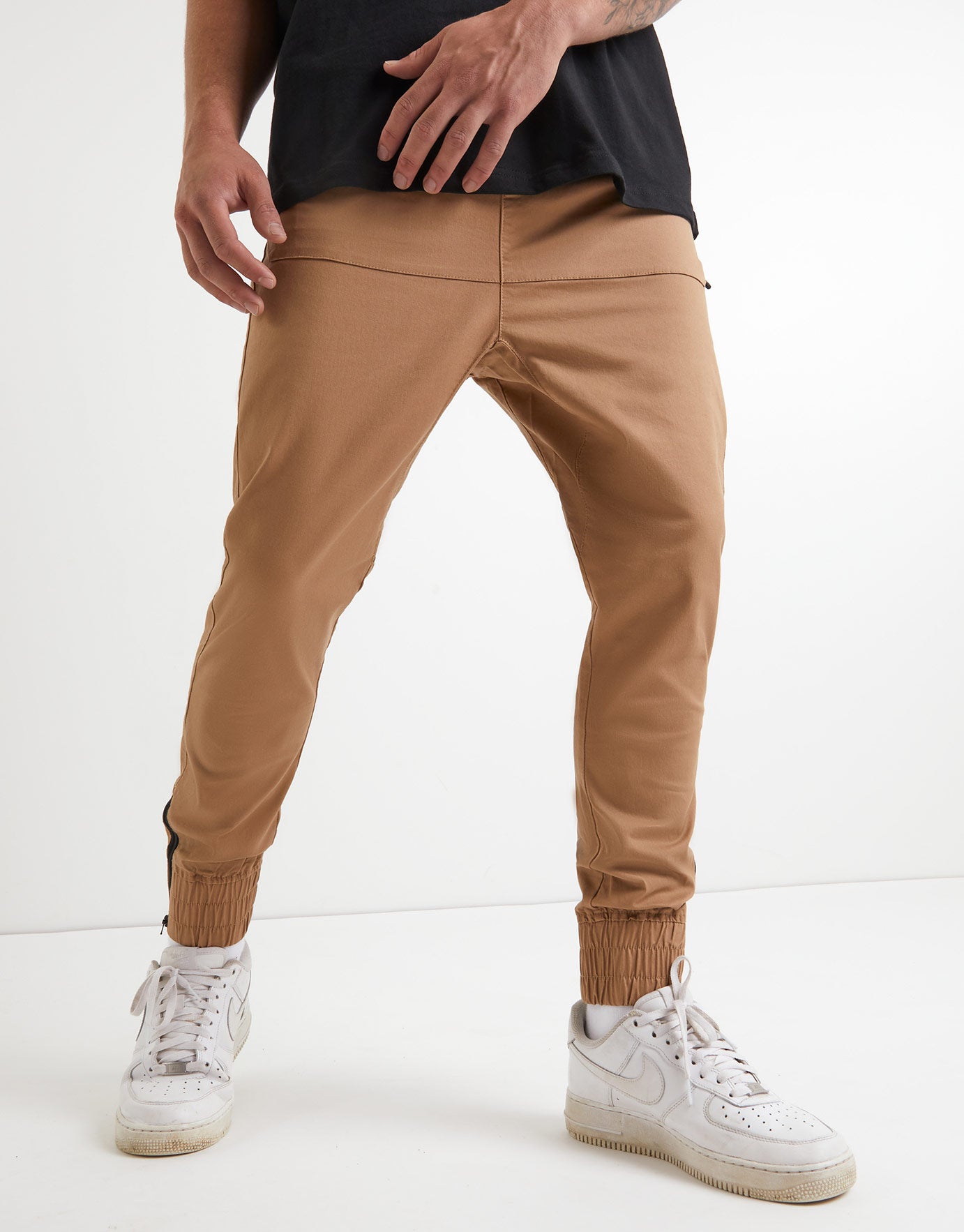 Organic Regular Fit Drop Crotch Jogger 