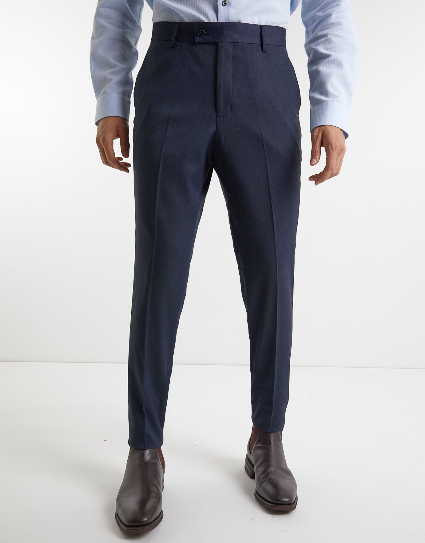 Slim Marine Suit Pants in Navy 