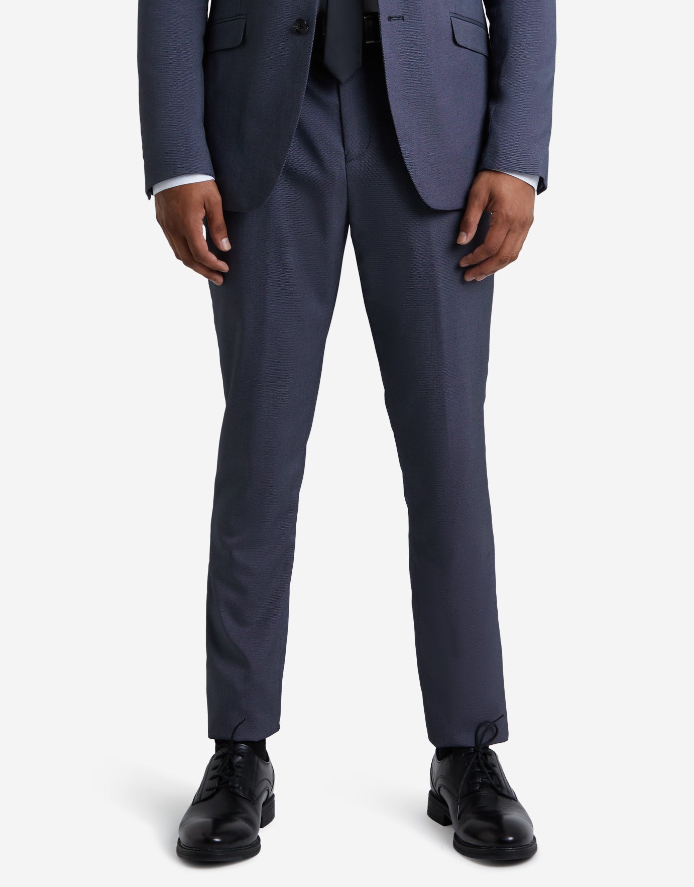 Stretch Skinny Suit Pants in Grey 
