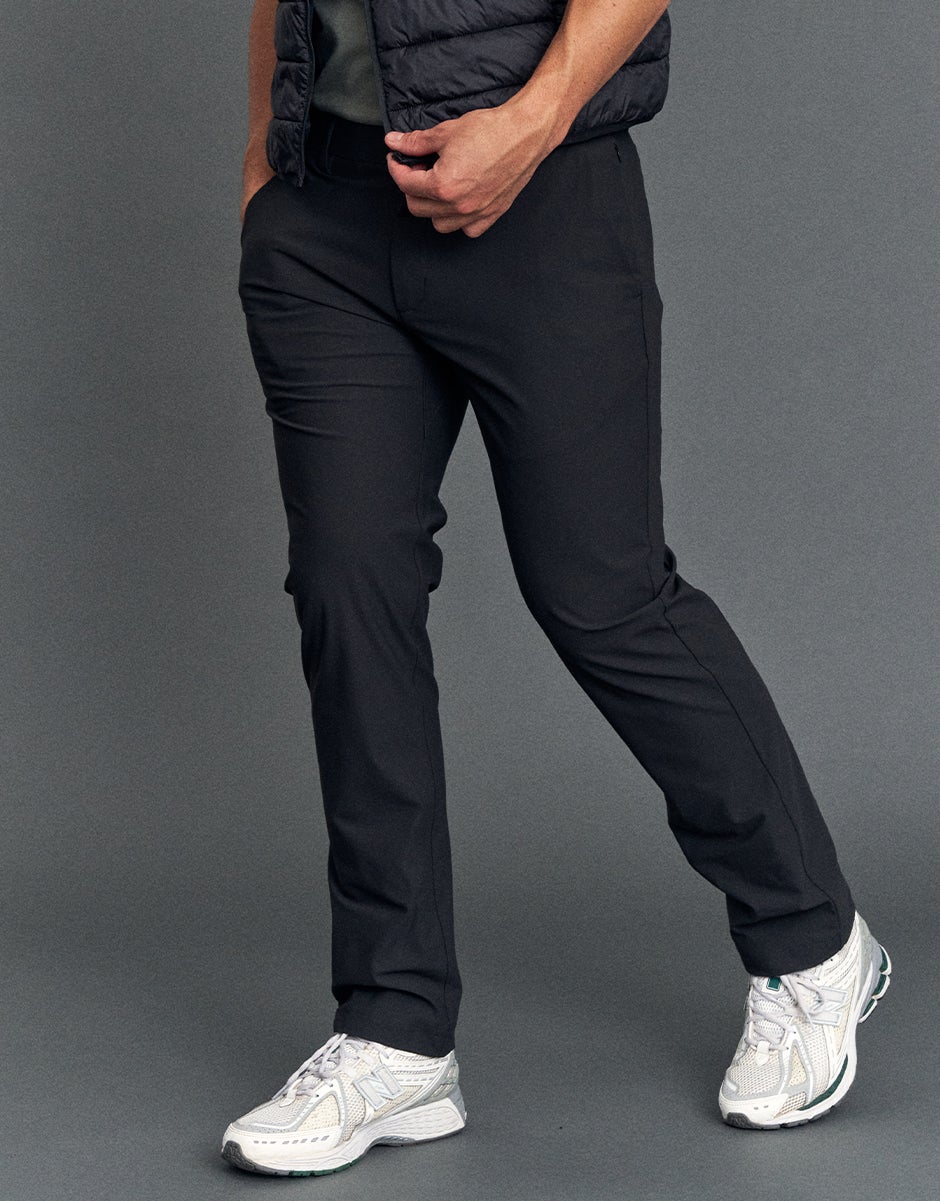 Smart Flex 2.0 Chino Pants in Black | Hallensteins NZ