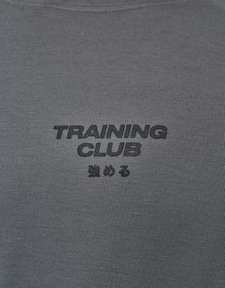 Training Club Logo T Shirt in Titanium Detail