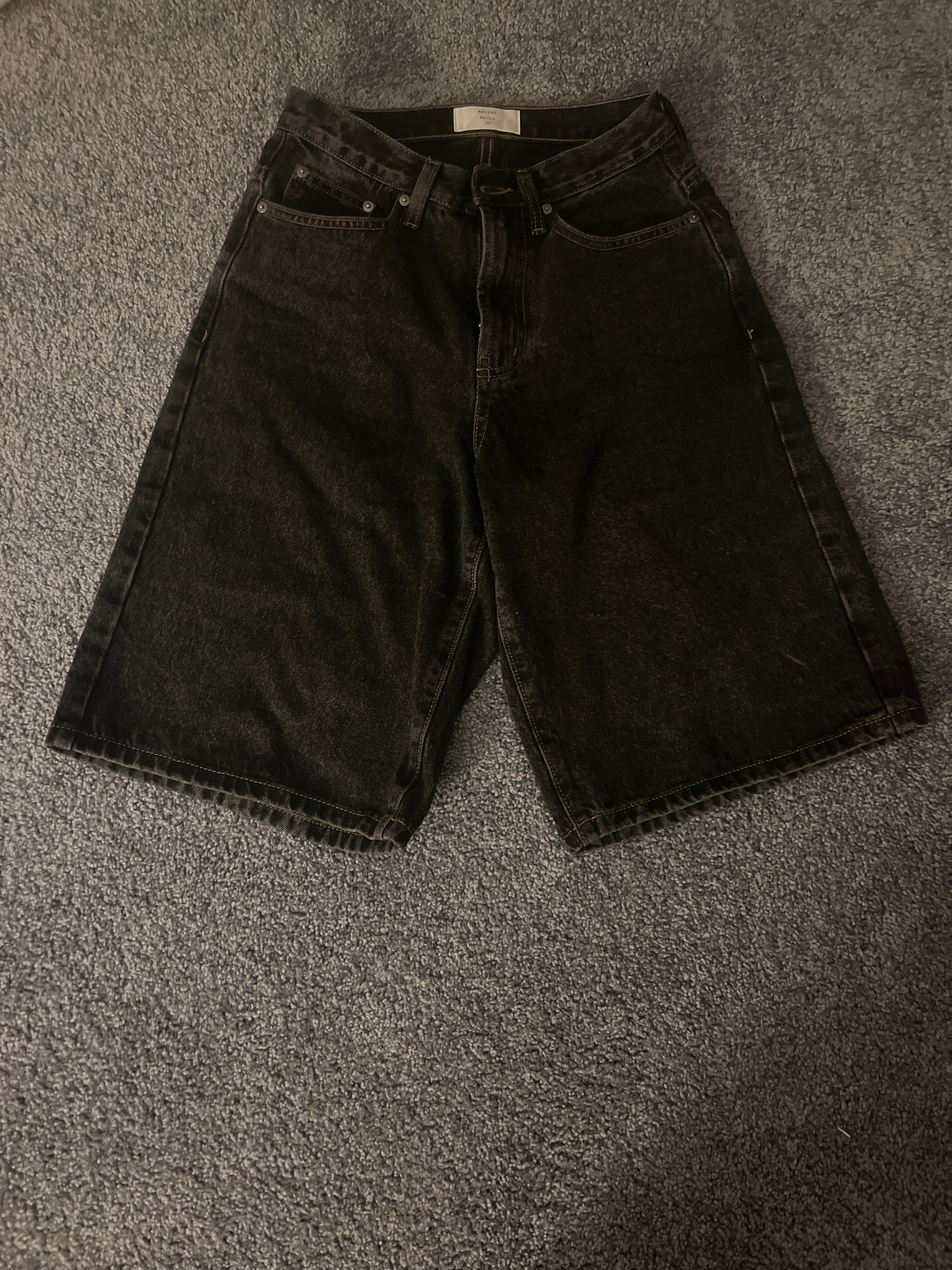 Baggy Fit Jorts in Dark Raw | Hallensteins NZ